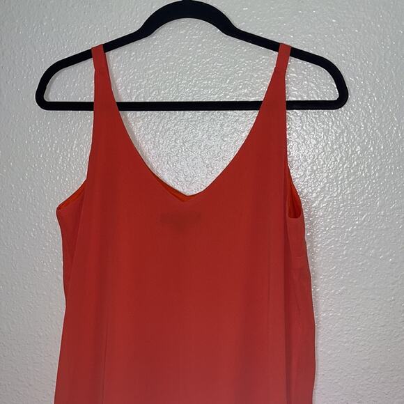Fashion Union Orange Mini Slip Dress Thin Straps V-Neck Women’s size Small - Picture 13 of 16